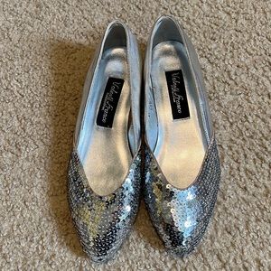 Valenti Franco silver flats